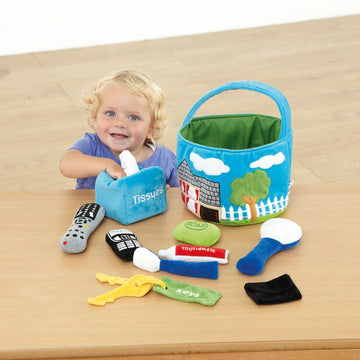 Soft Role Play Basket of Everyday Objects