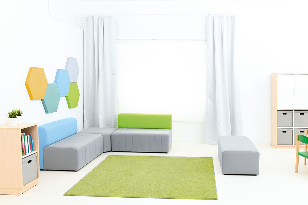 Single-coloured carpet - Green