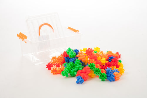Construction blocks set - Gears - 70 pieces