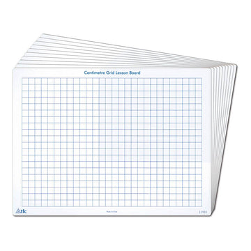 Show and Tell Whiteboards 1cm Grid 30pk