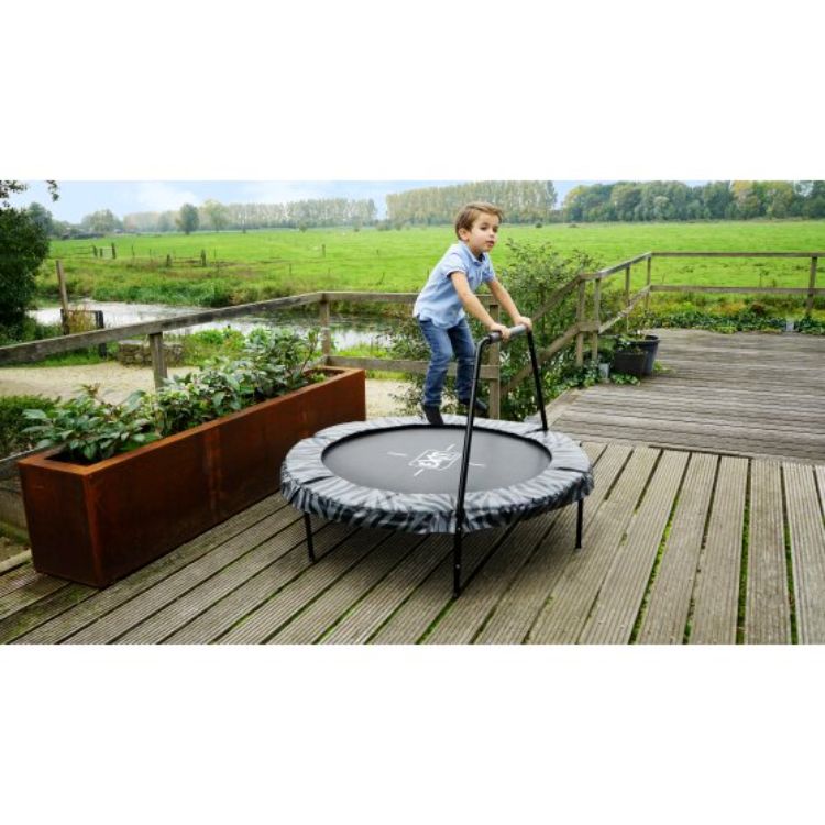 EXIT Tiggy Junior Trampoline 140cm Black + Handle Bar