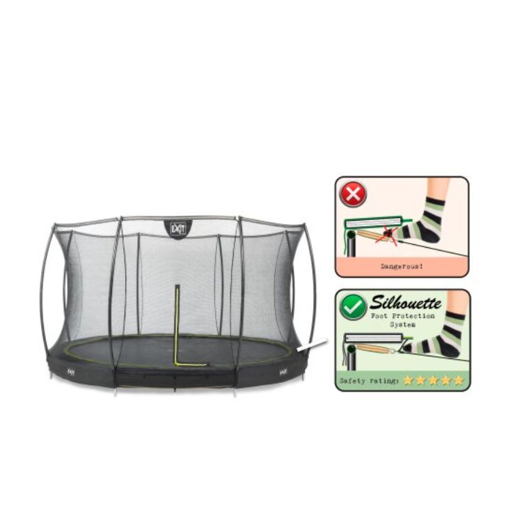 EXIT Silhouette Ground + Safetynet 366 (12ft) (Black)