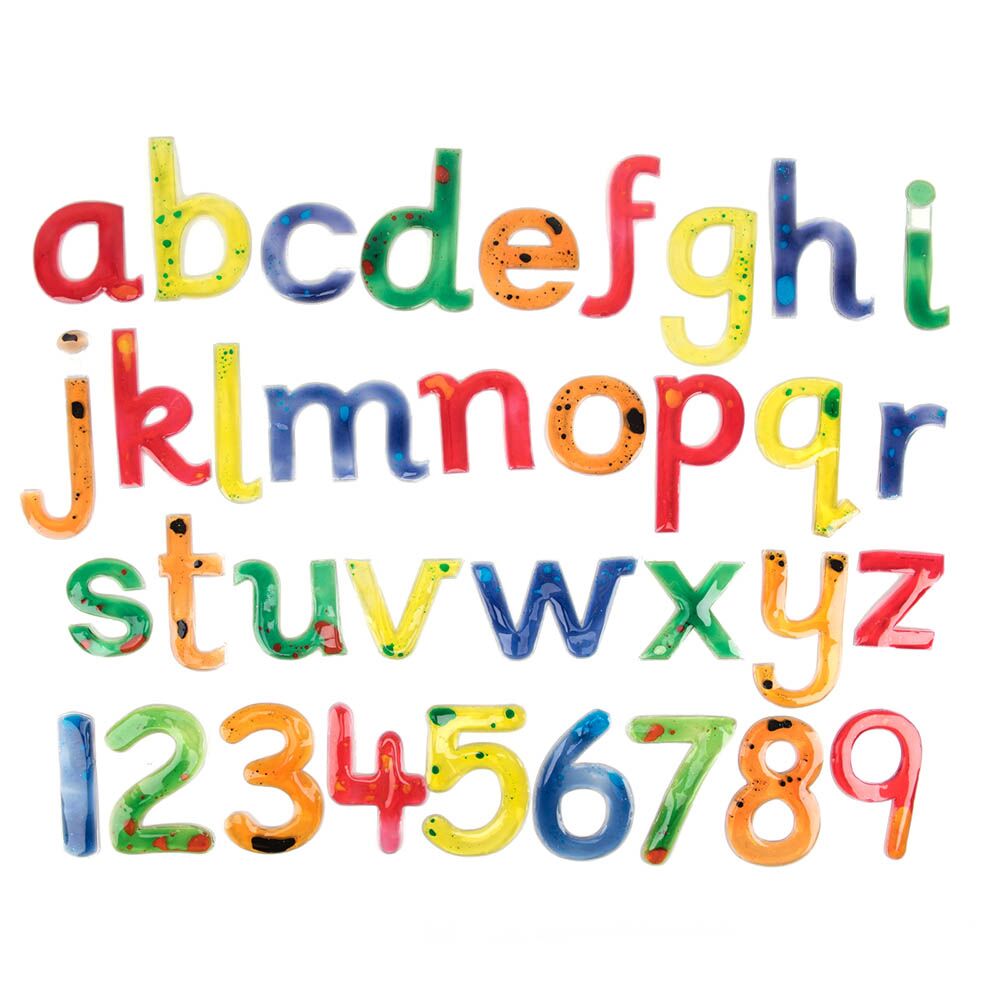 Squidgy Sparkle Letters and Numbers