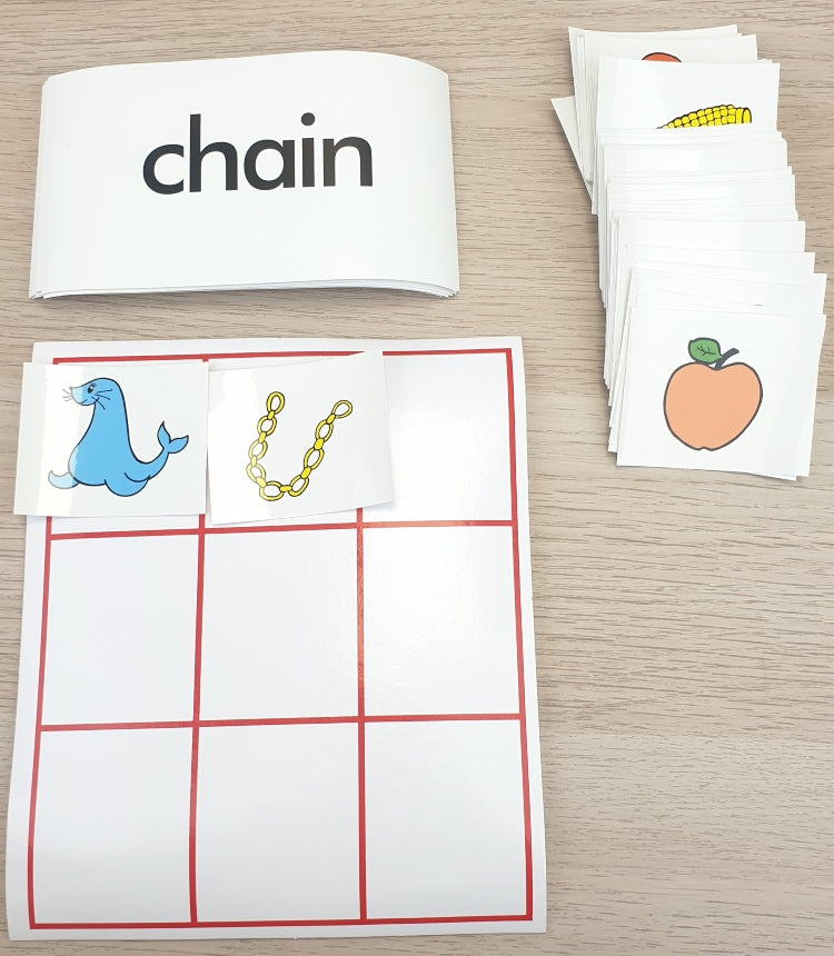 Learning Can Be Fun - Word and Picture Bingo