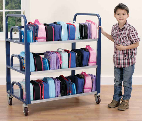 Double Lunchbox Trolley (hold up to 60 lunchboxes) - EASE