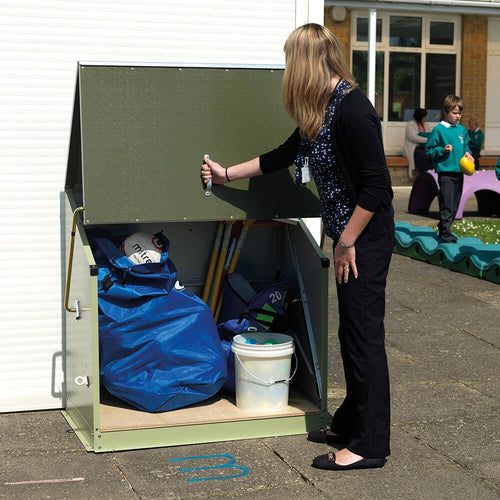 Secure Outdoor Metal Storage Unit