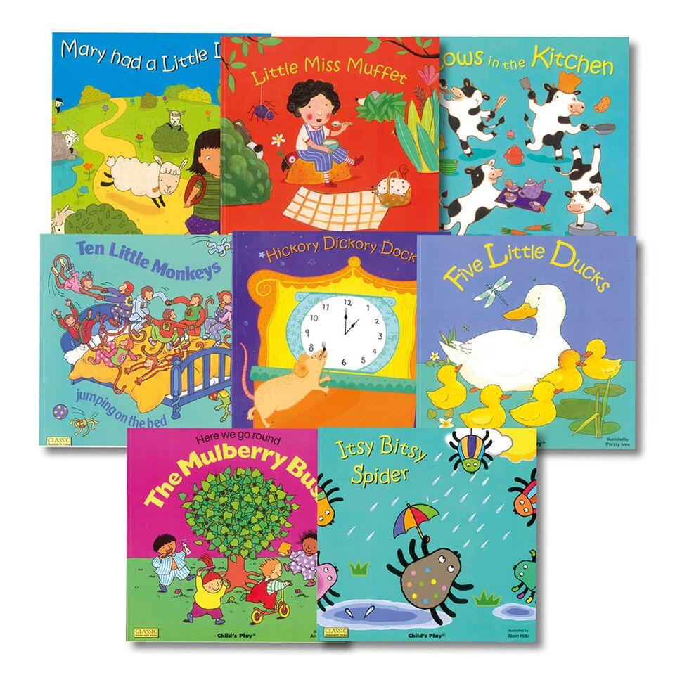 Nursery Rhyme Book Packs 8pk