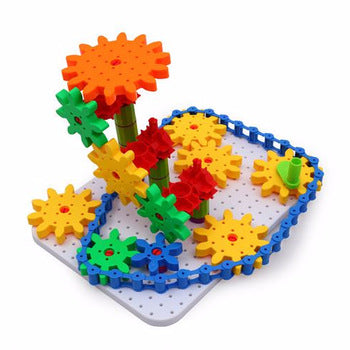 Large Construction Gears Set in box 340 pieces