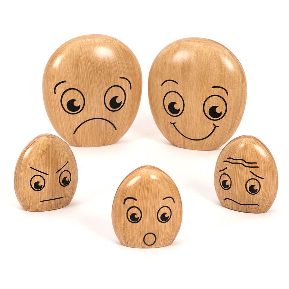 Wooden Emotions Pebble Family