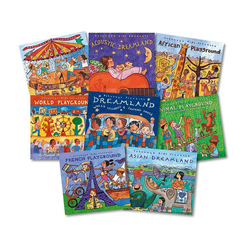 Putumayo World Multicultural Music CD Book Packs 8pk