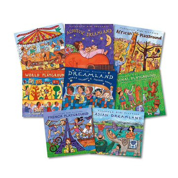 Putumayo World Multicultural Music CD Book Packs 8pk