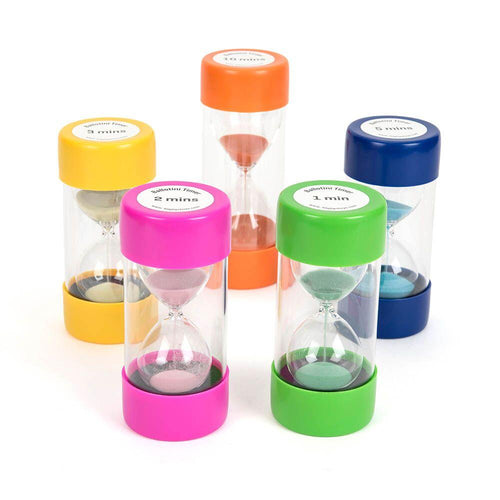 Large Visual Sand Timers 5 minutes