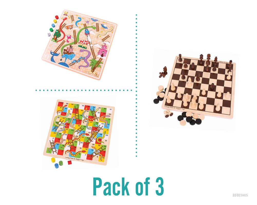 Board Games Pack of 3 (pk13)