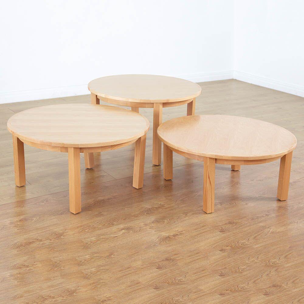 Classic Beech Round Table Height 530mm