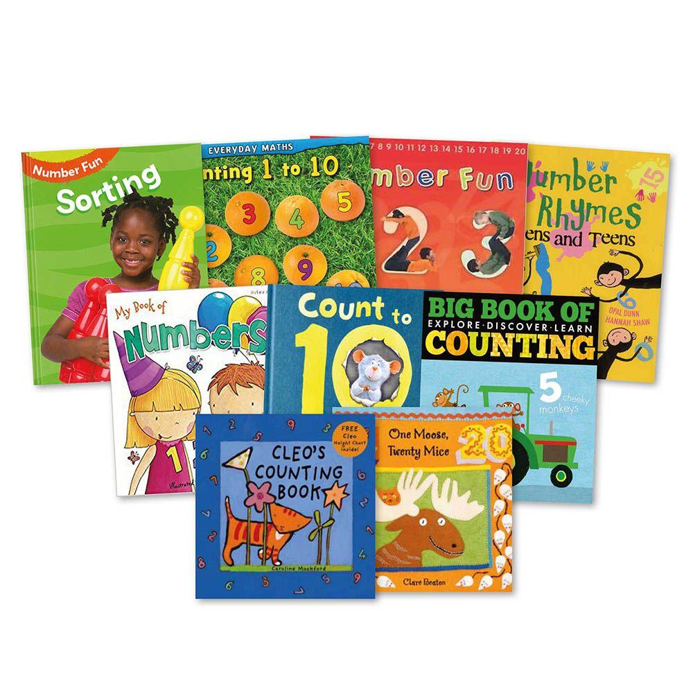 Early Years Counting Number Book Packs 9pk