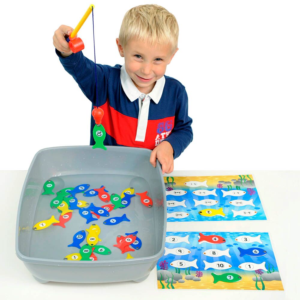 Magnetic Numbers Fishing Game