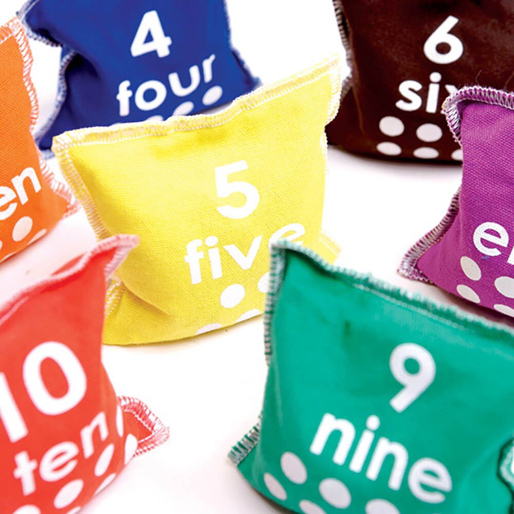 Number Bean Bags 1-20 Pk10