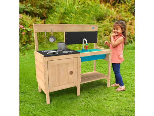 Splash & Play Happy Chef Wooden Mud Kitchen