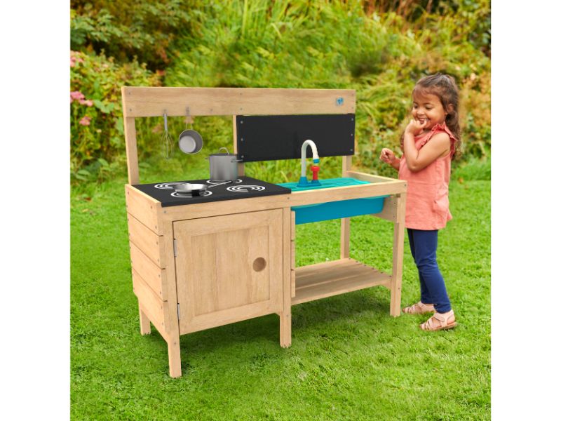 Splash & Play Happy Chef Wooden Mud Kitchen