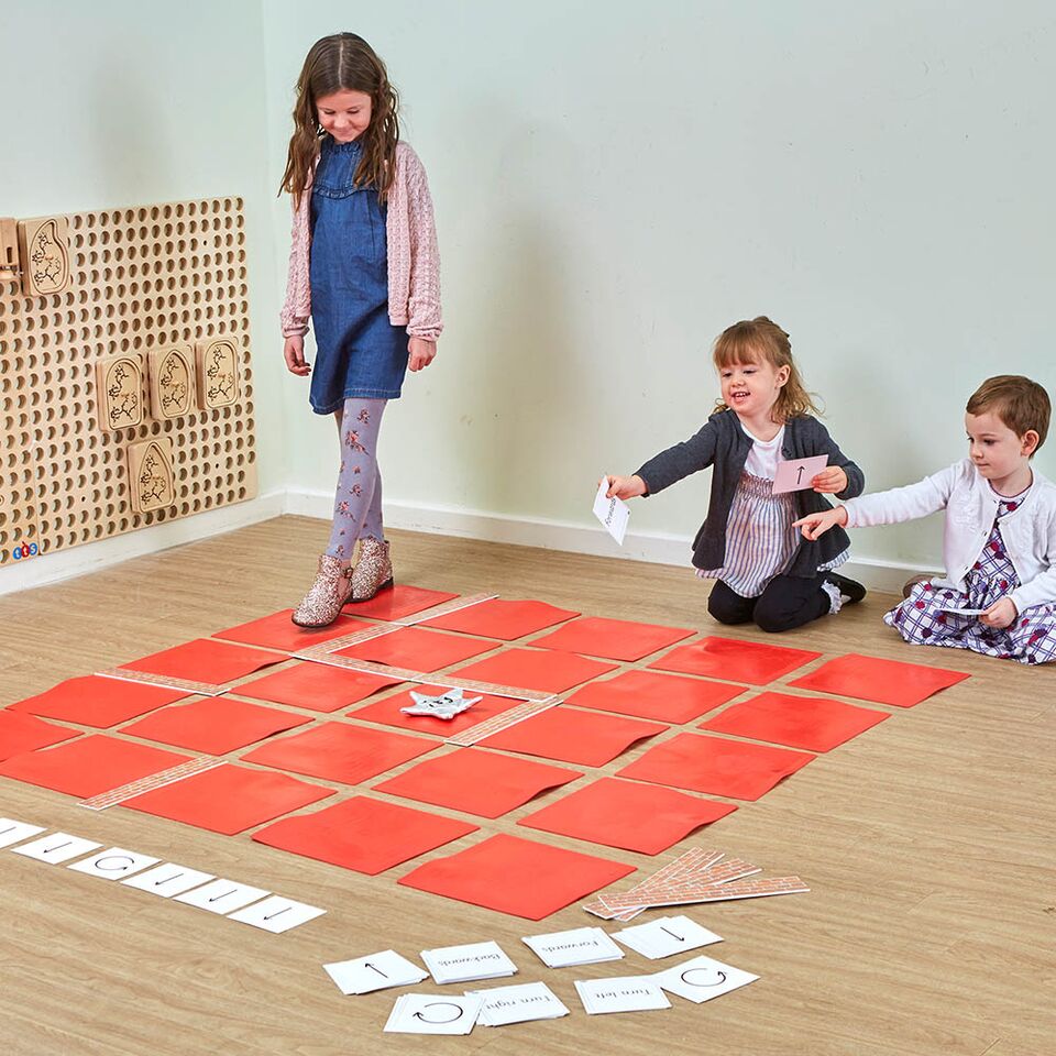 Physical Coding Mat and Cards Set