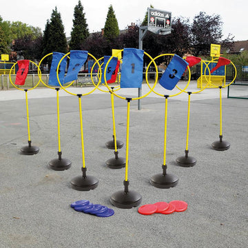 Frisbee Target Course Game Set of 9