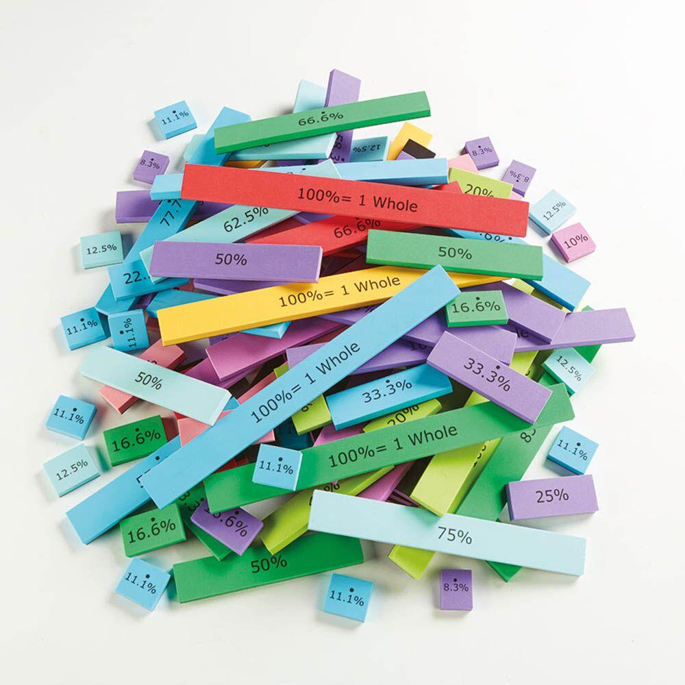 Foam Magnetic Percentage Action Bar 122pcs