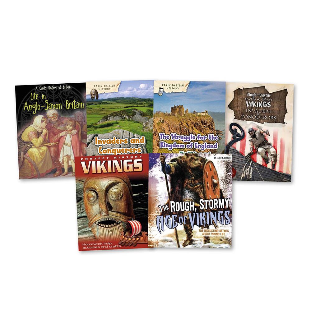 Viking and Anglo Saxon Books Book Packs 6pk