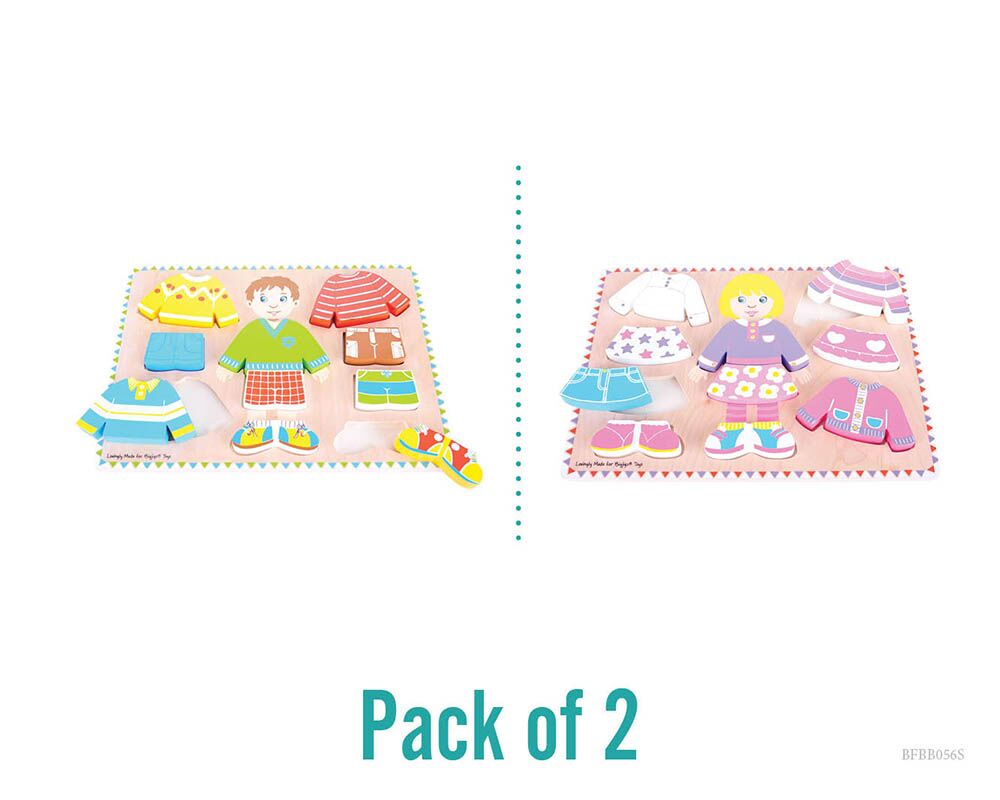 Dressing Up Puzzles Pck of Two (Pk9)