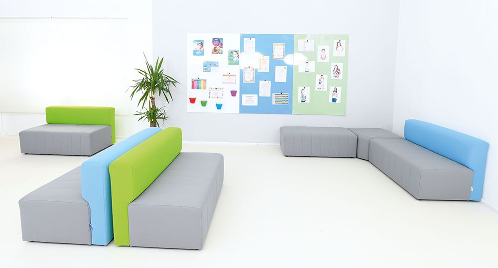 WEB20 Modern Sofa Plus with Green Back