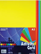 A3 160Gsm Activity Card 50 Sheets - Rainbow
