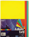 A4 160Gsm Activity Card 50 Sheets - Rainbow