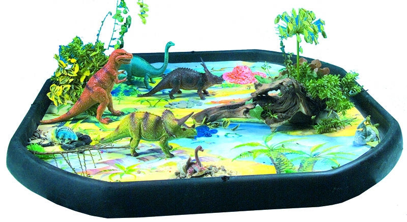Active World Tuff Tray Dinosaur Mat