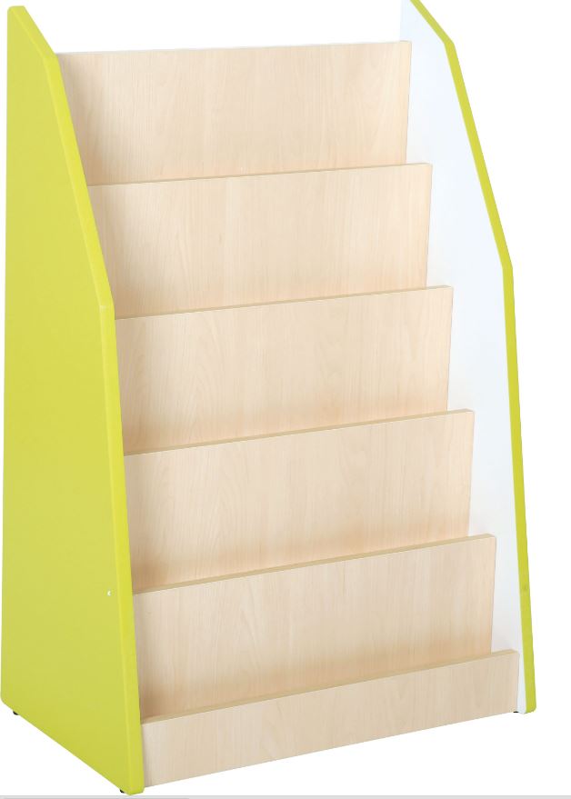 Quadro - one-sided library stand - lime