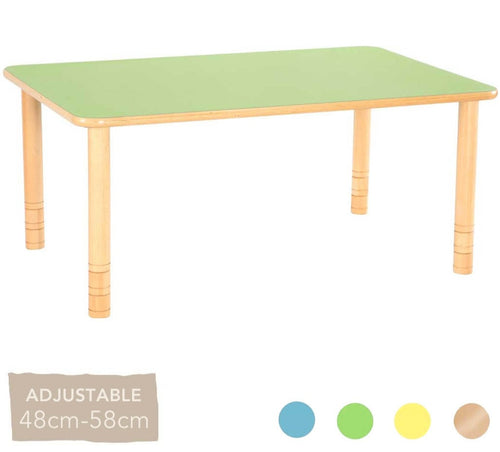 Flexi Rectangular Table - 48-58cm - All Colours