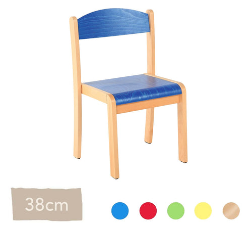 Philip Wooden Chair  38cm All Colours