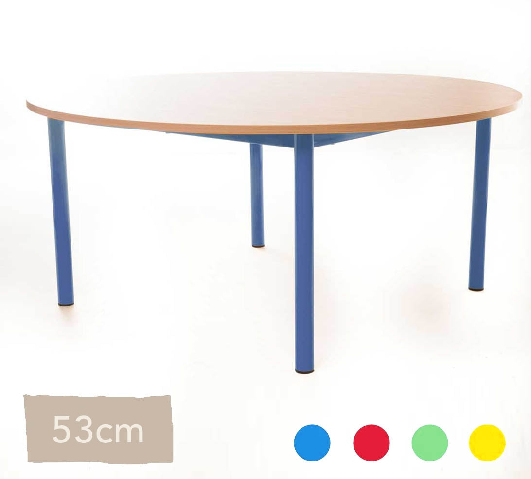 Steel Round Table 53cm All Colours