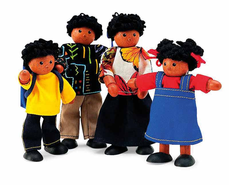 Black Doll Family 