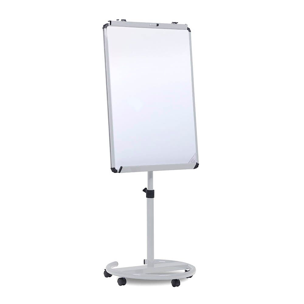 Mobile Presentation Whiteboard and Flipchart White