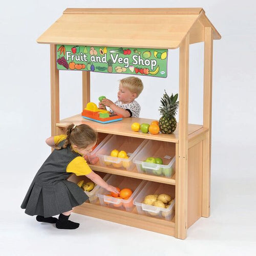 Room Scene Shop with Angled Storage with 6 plastic  Trays