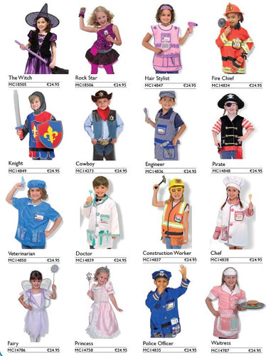 Set of 6 Costume s