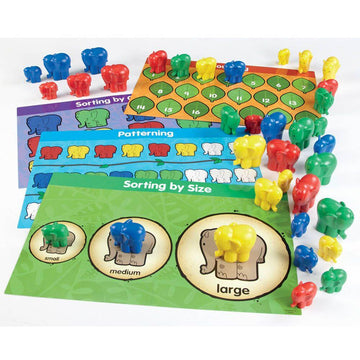 Elephant Counters and Activity Cards 40pcs