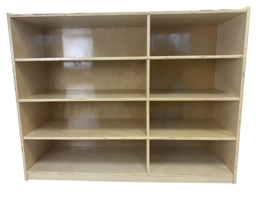 4 Shelf/ 4 Cubby Storage Unit