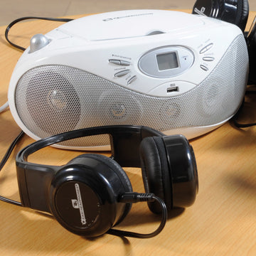 Easi-Listener CD Player with 6 Easi-Headphones