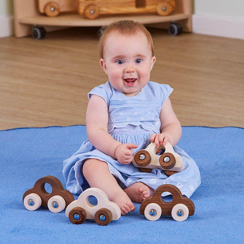 Natural Wooden Vehicles pk4