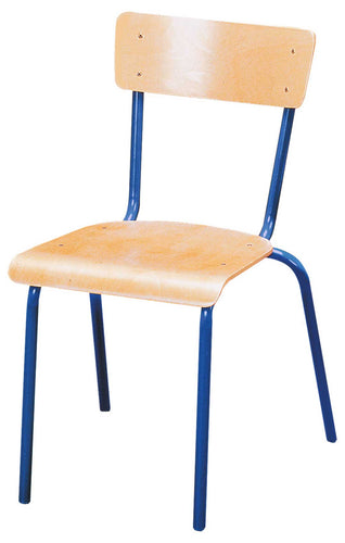 Steel Chair - Blue 38cm