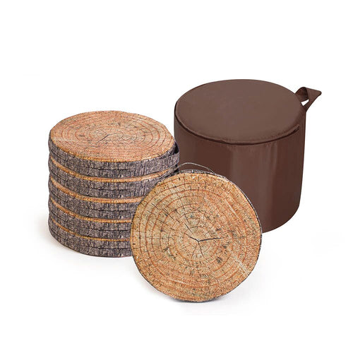 Tree Bark Carry Cushions