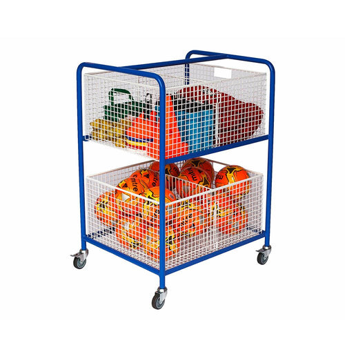 Wire Basket Equipment Trolley L105 x H76 x W64cm