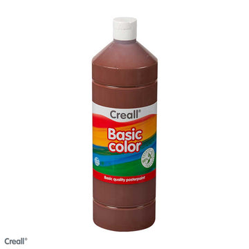 Brown CREALL Poster Paint 1 Litre