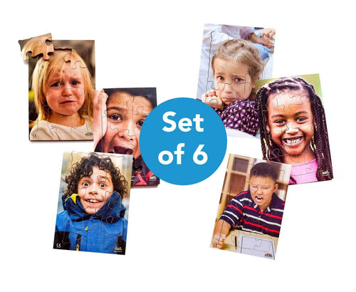 Photographic Emotions Jigsaw Puzzle 6pk