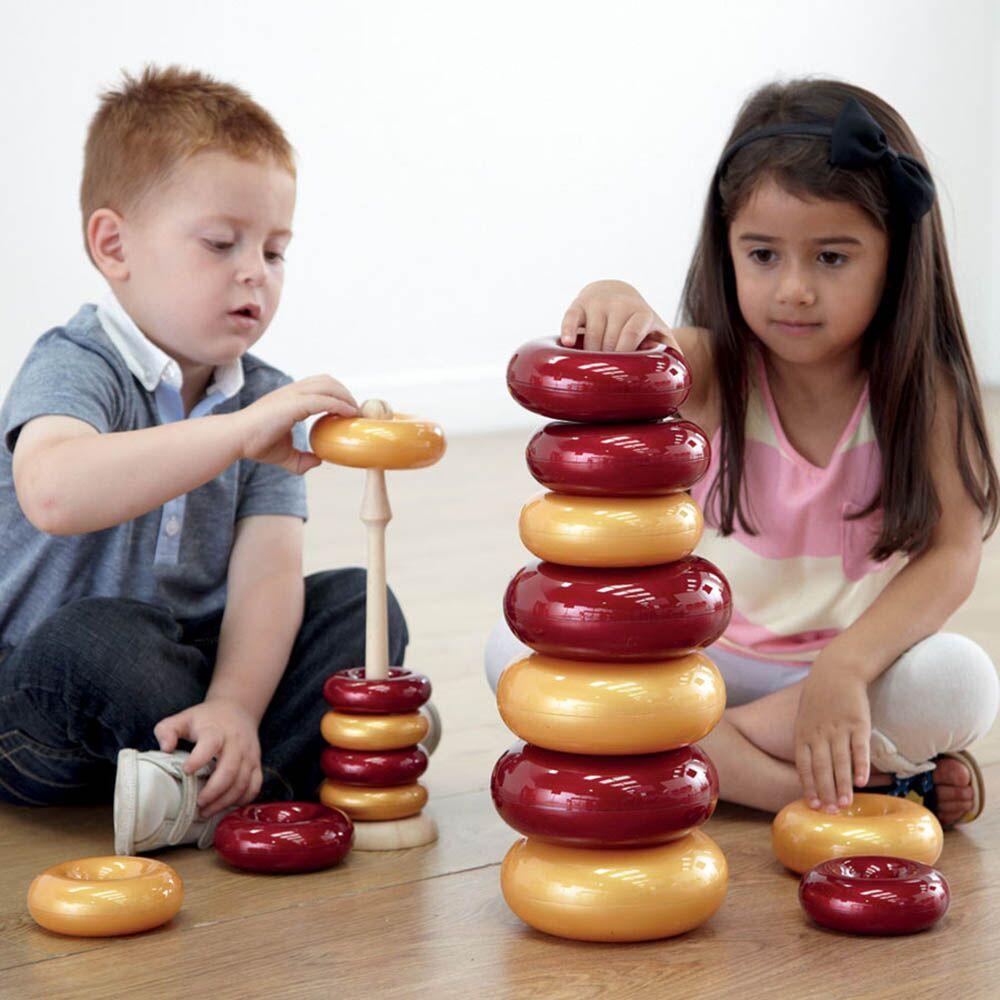 Marvellous Metallics Coloured Stacking Donuts 16pk